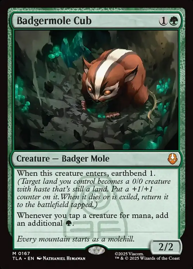 Badgermole Cub Avatar The Last Airbender #167