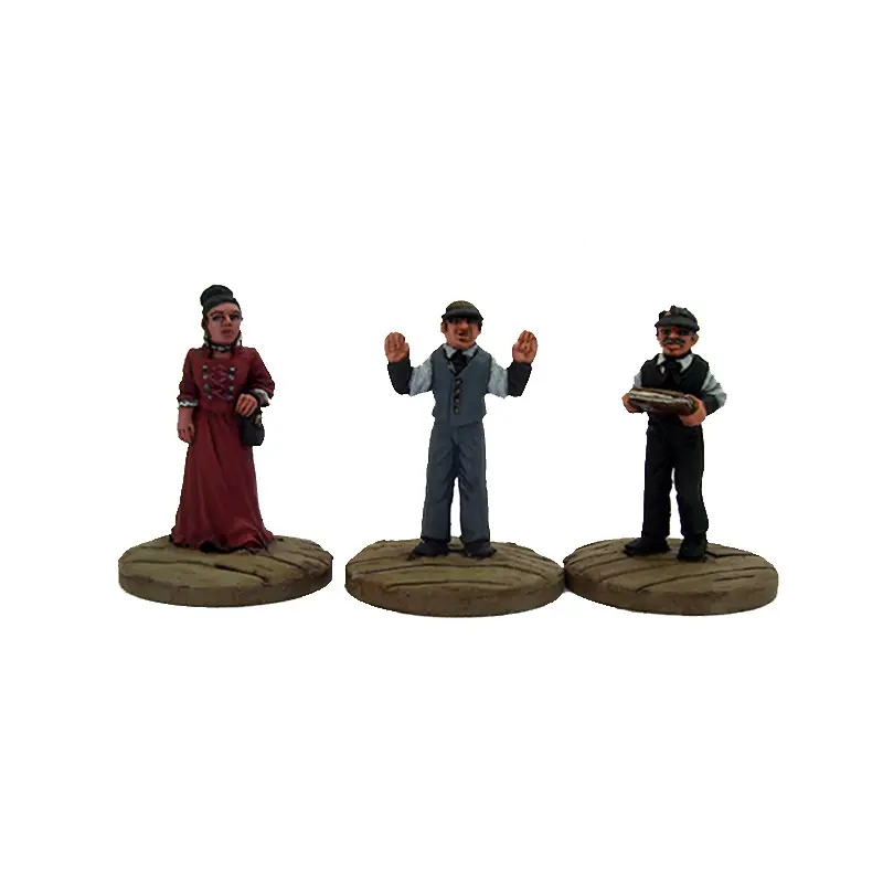 Bank Civilians Dead Man's Hand Miniatures Set
