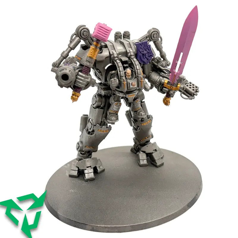 Basecoated Grey Knights Nemesis Dreadknight