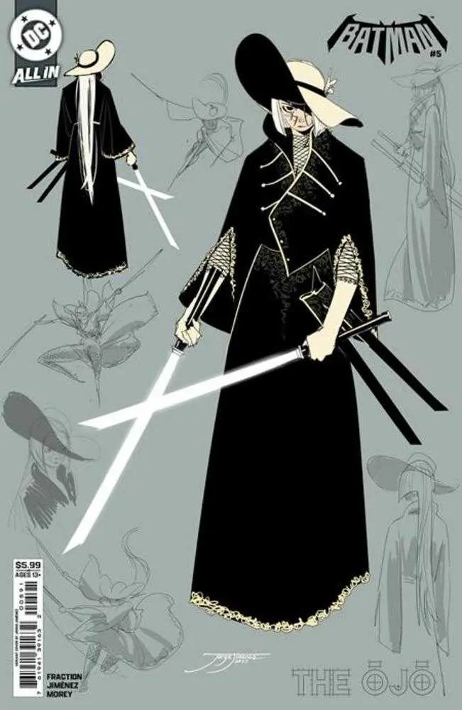 Batman #5 Cover G Jorge Jimenez The Ojo Design Card Stock Variant