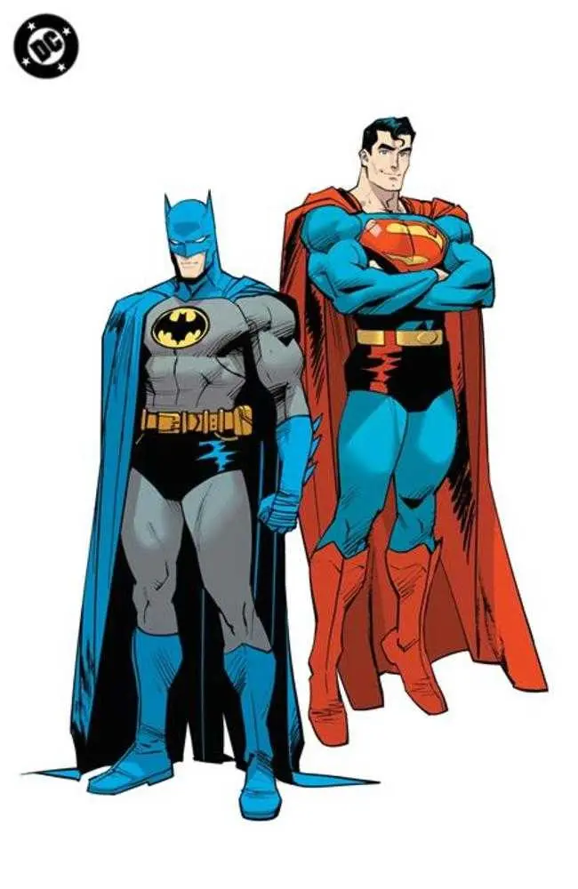 Batman Superman Worlds Finest #49 Cover F Dan Mora Corner Box Spot Foil Variant
