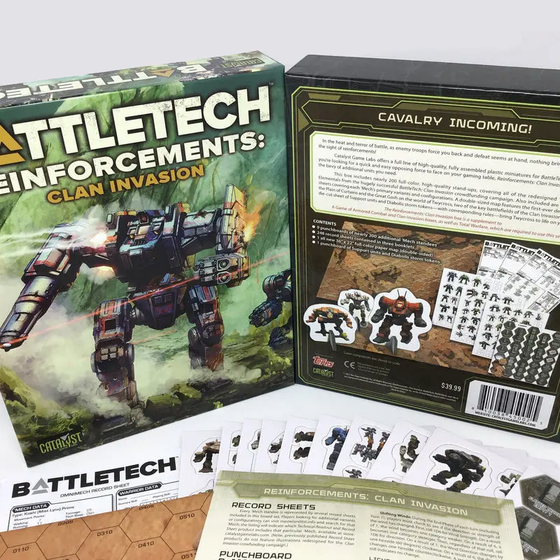 Battletech Reinforcements Clan Invasion