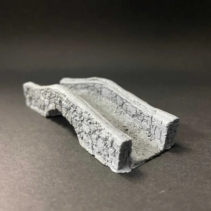 Battlezone Small Battlefield Stone Bridge - Pre Painted Tabletop Terrain