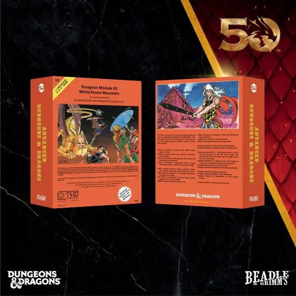 Beadle & Grimms - D&D Classic Module Dice Set - White Plume Mountain