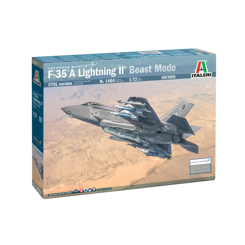 Beast Mode Lockheed F-35A Lightning II - Italeri 1.72 Scale Model