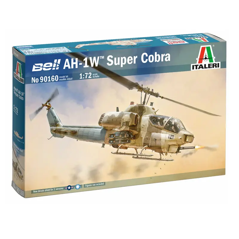 Bell AH-1W SuperCobra Attack Helicopter - Italeri 1