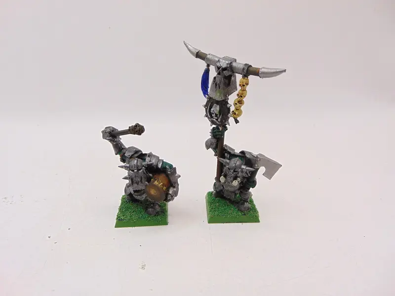 Black Orc Command Musician & Standard