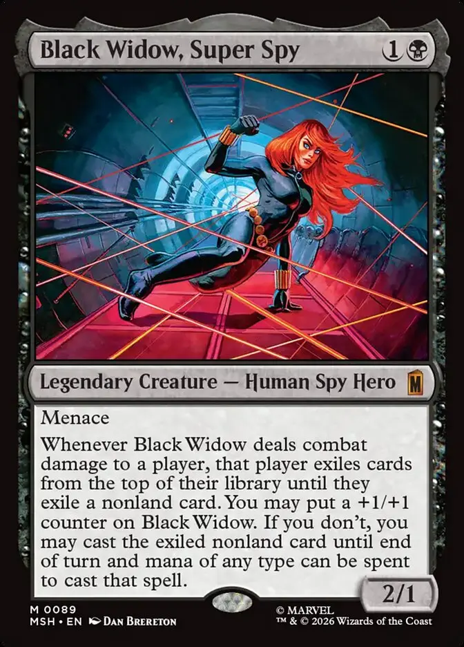 Black Widow, Super Spy Marvel Super Heroes #089
