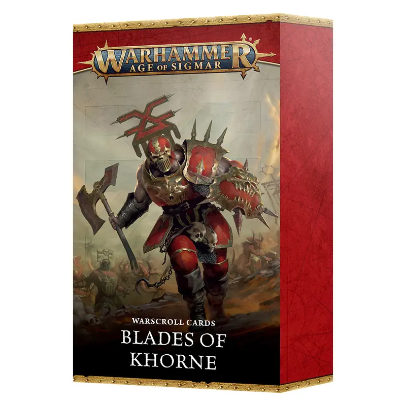 Blades of Khorne Warscroll Cards
