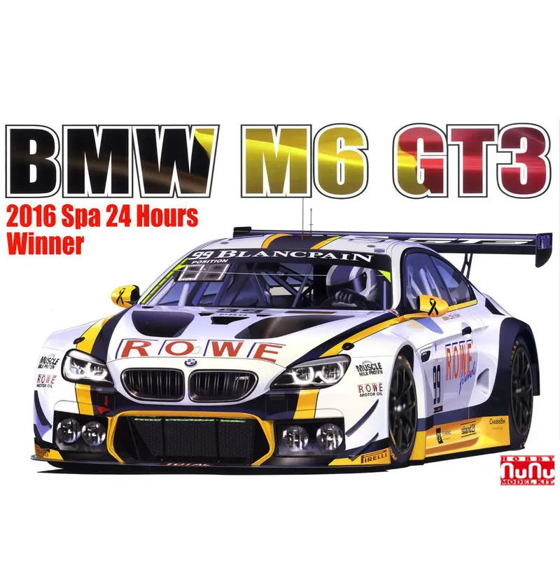 BMW M6 GT3 2016 Spa 24 Hours Winner |  1/24 Scale Model Kit