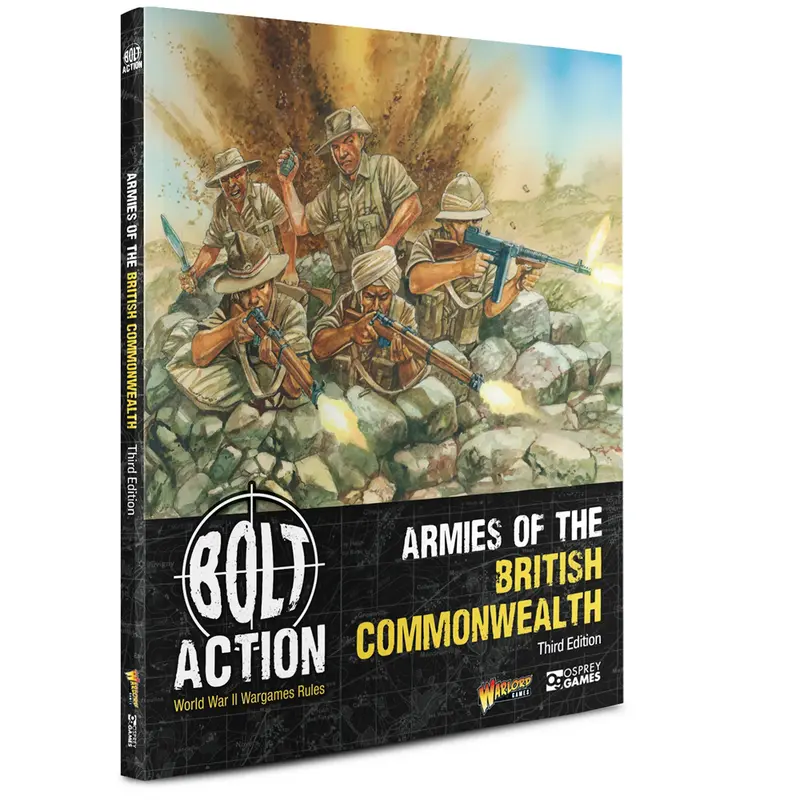 Bolt Action Armies of the British Commonwealth Third Edition Rulebook - Paperback