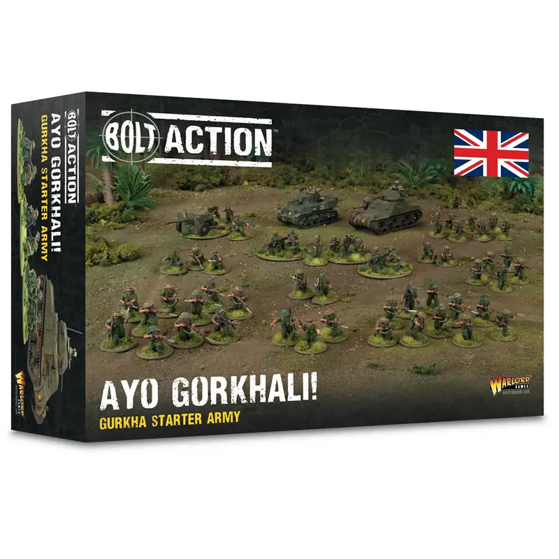 Bolt Action Ayo Gorkhali Gurkha Starter Army