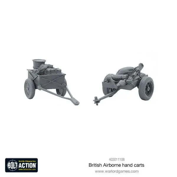 Bolt Action British Airborne Hand Carts - Metal