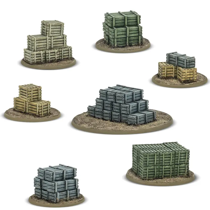 Bolt Action Crates Objective Marker Set