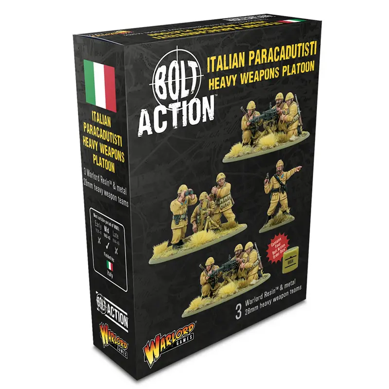 Bolt Action Italian Paracadutisti Heavy Weapons Platoon
