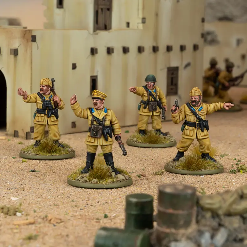 Bolt Action Italian Paracadutisti Platoon Commanders - Blister