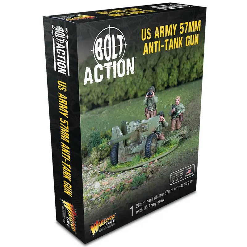 Bolt Action US Army 57mm Anti Tank Gun