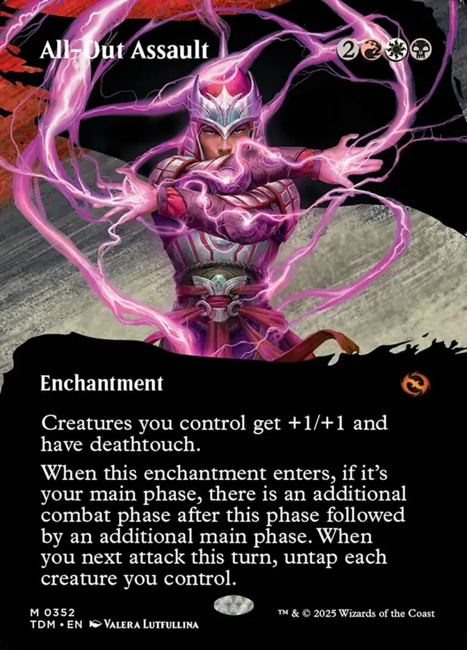Borderless All-Out Assault Tarkir Dragonstorm #352