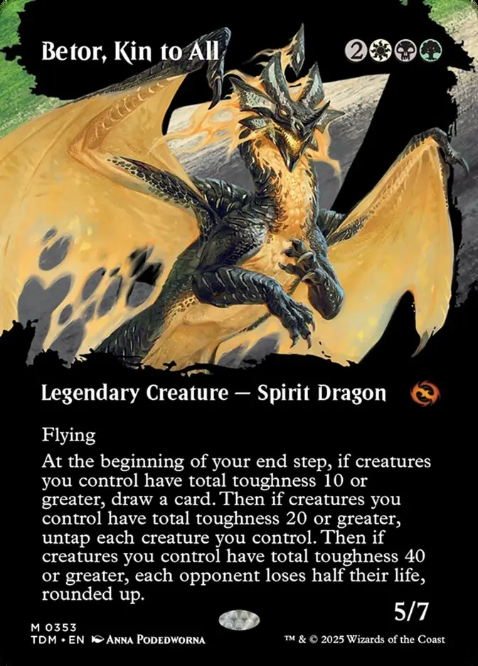 Borderless Betor, Kin to All Tarkir Dragonstorm #353