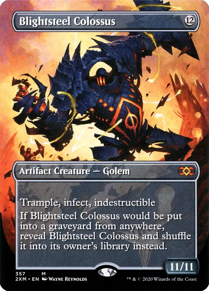 Borderless Blightsteel Colossus Double Masters #357