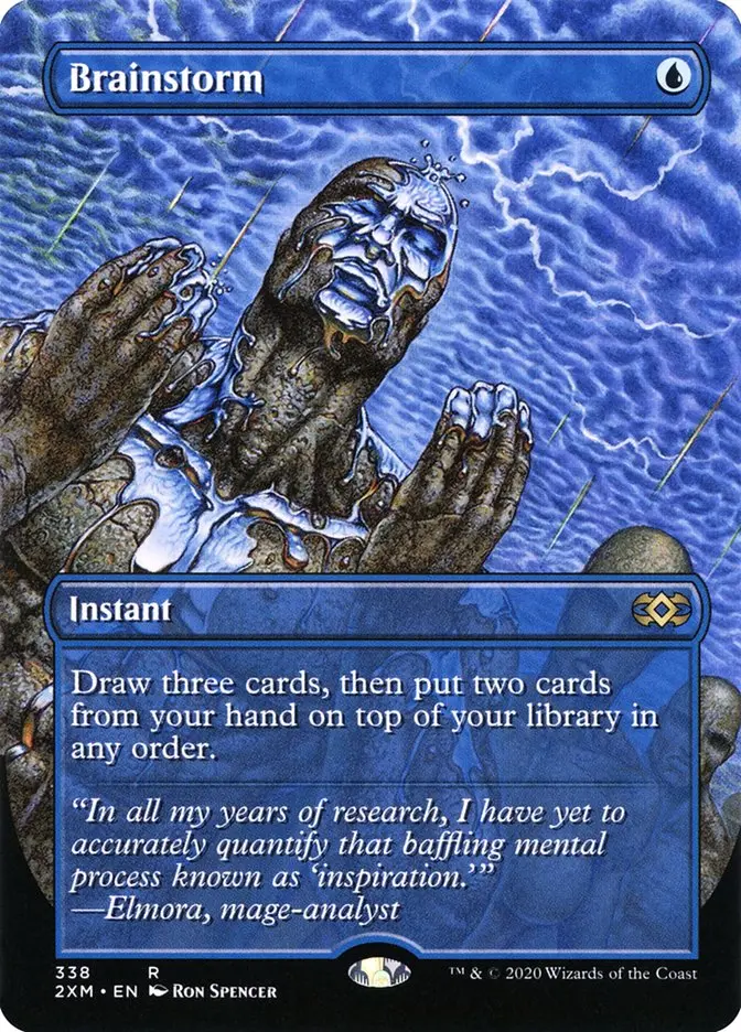 Borderless Brainstorm Double Masters #338