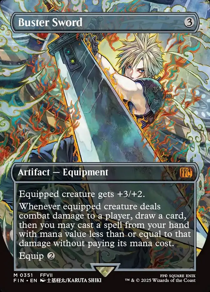 Borderless Buster Sword Final Fantasy #351