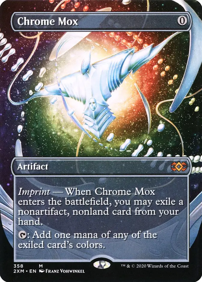 Borderless Chrome Mox Double Masters #358