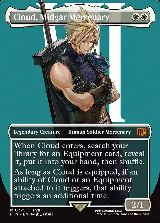 Borderless Cloud, Midgar Mercenary Final Fantasy #375