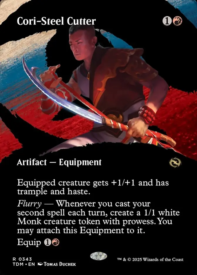 Borderless Cori-Steel Cutter Tarkir Dragonstorm #343