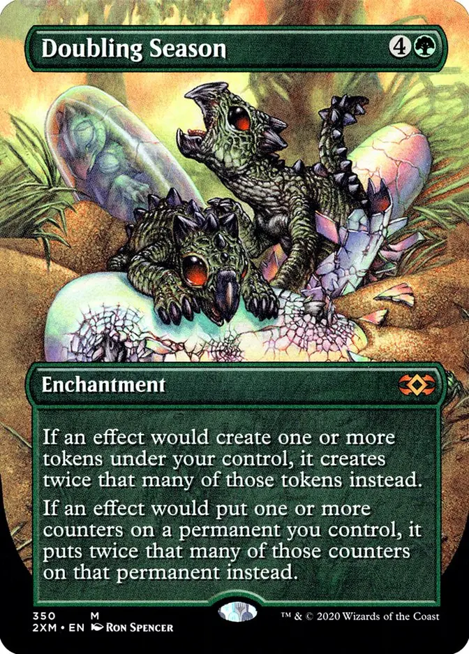 Borderless Doubling Season Double Masters #350