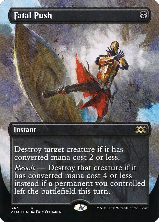 Borderless Fatal Push Double Masters #343