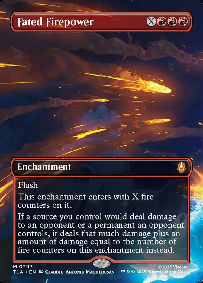 Borderless Fated Firepower Avatar The Last Airbender #297
