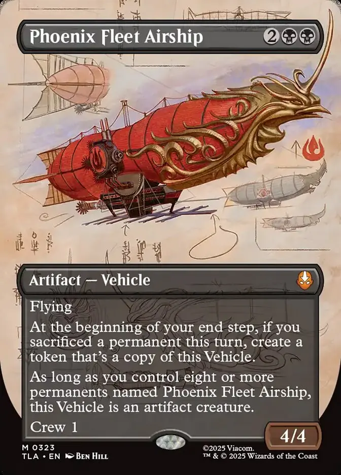 Borderless Field Notes Phoenix Fleet Airship Avatar The Last Airbender #323
