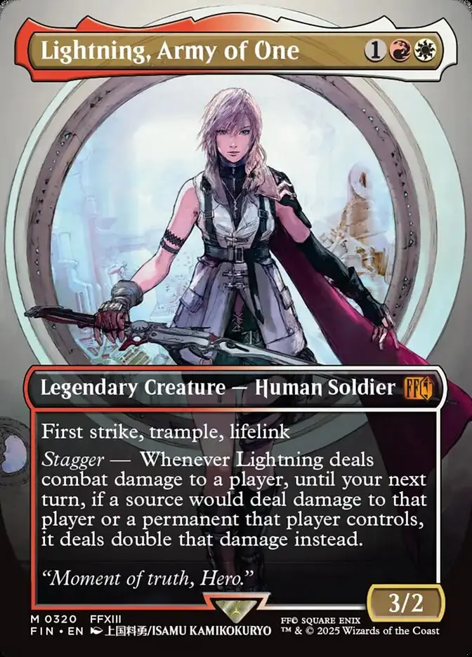 Borderless Lightning, Army of One Final Fantasy #320