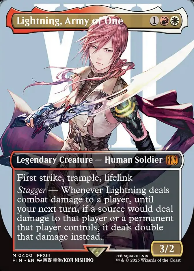 Borderless Lightning, Army of One Final Fantasy #400