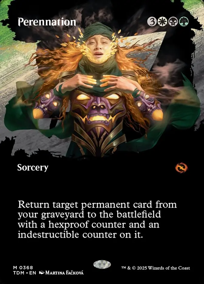 Borderless Perennation Tarkir Dragonstorm #368