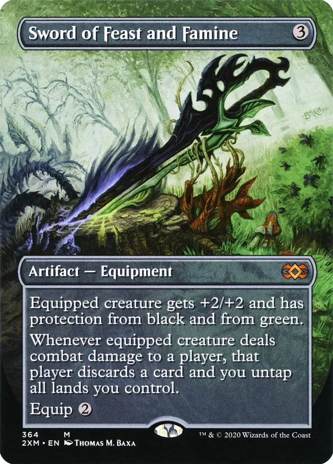 Borderless Sword of Feast and Famine Double Masters #364