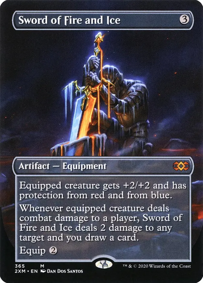 Borderless Sword of Fire and Ice Double Masters #365