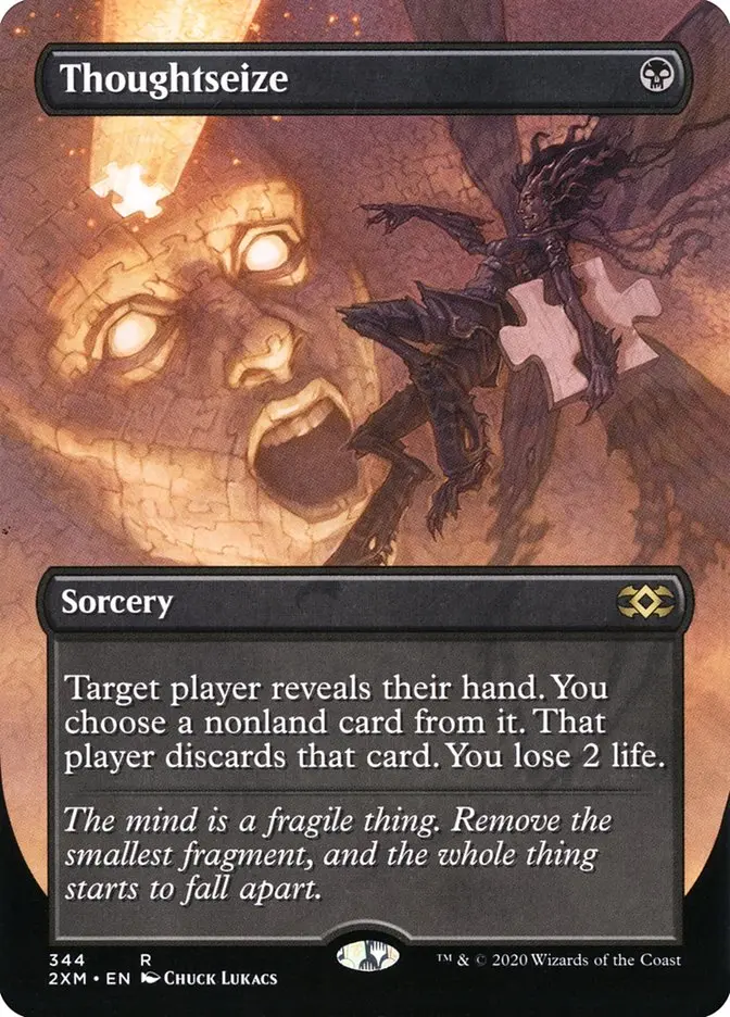 Borderless Thoughtseize Double Masters #344