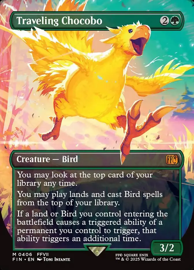 Borderless Traveling Chocobo Final Fantasy #406