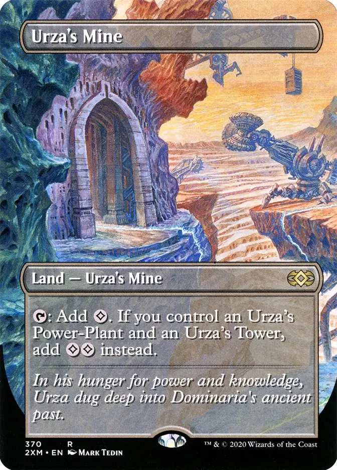 Borderless Urza's Mine Double Masters #370