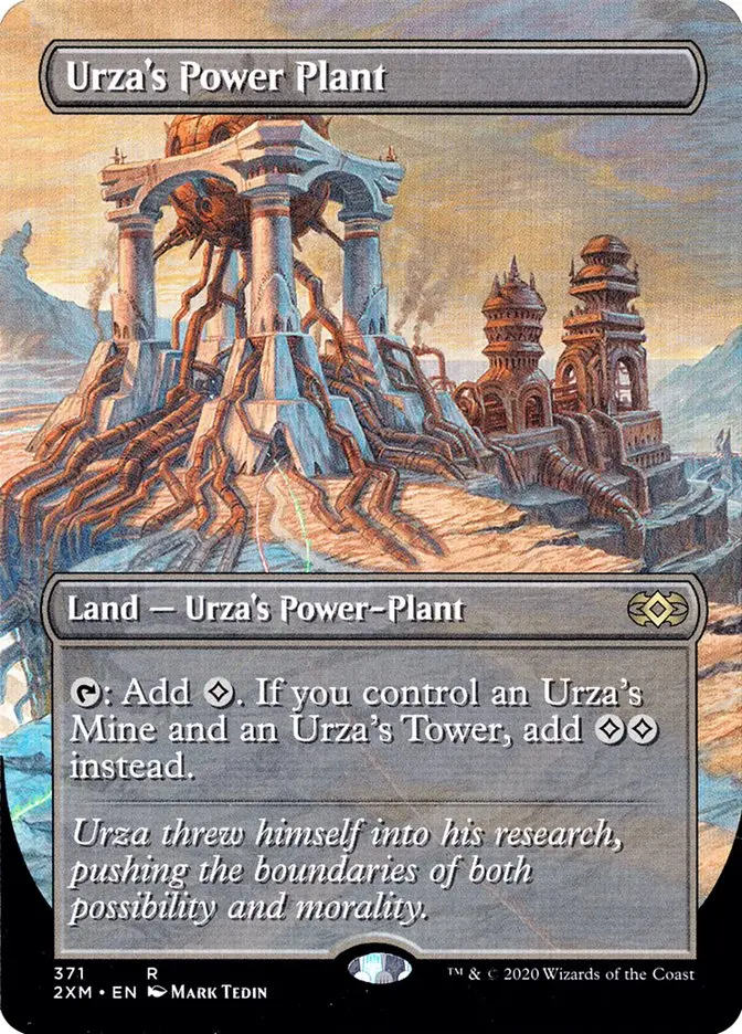 Borderless Urza's Power Plant Double Masters #371