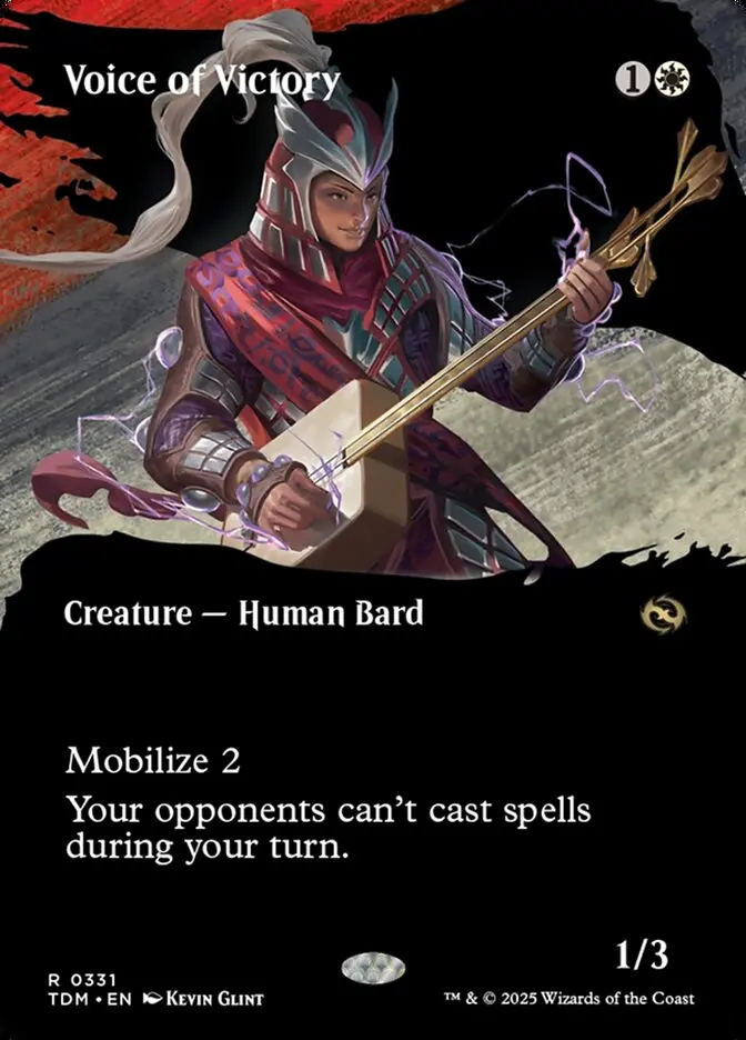 Borderless Voice of Victory Tarkir Dragonstorm #331