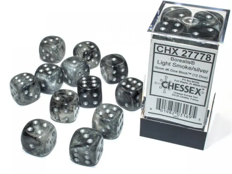 Borealis 16mm d6 Luminary Dice Block