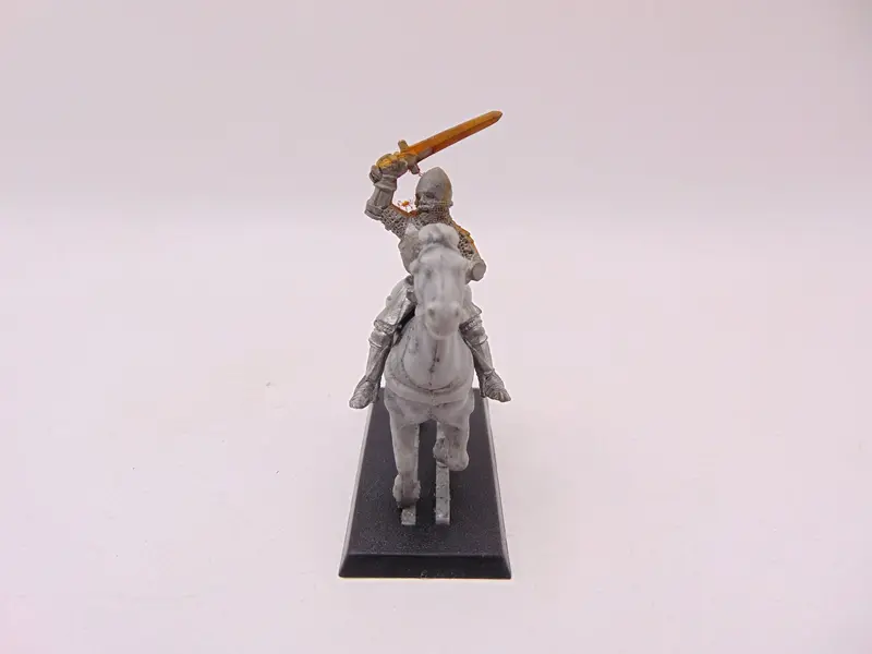 Bretonnian Knight Sword and Open Helm