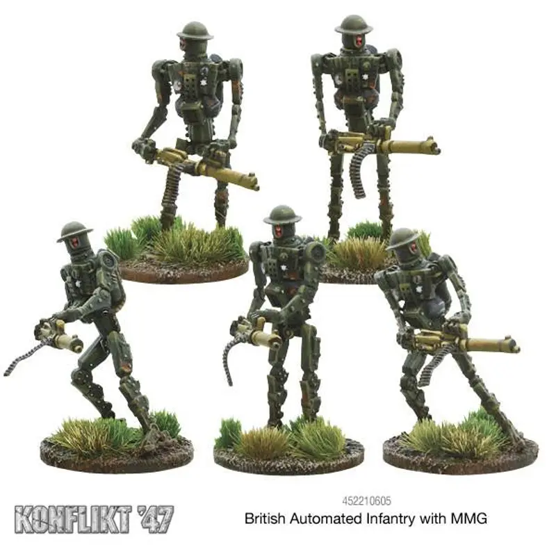 British Automated Infantry With MMG Konlikt '47