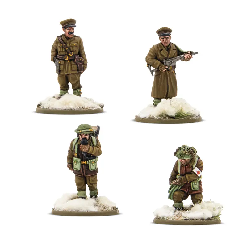 British & Canadian Infantry (Winter) HQ (Bolt Action)