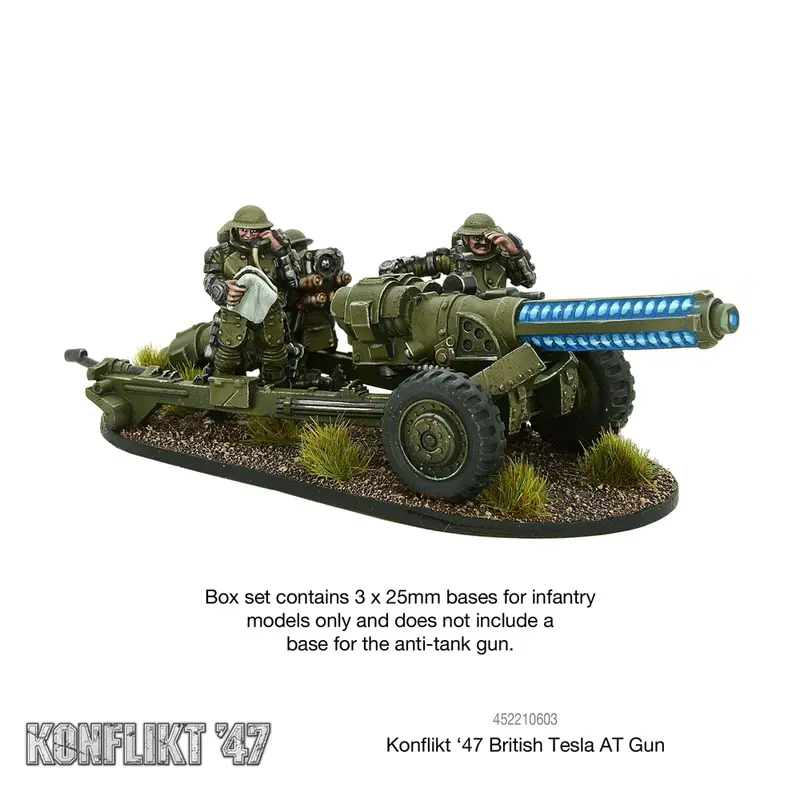 British Tesla Anti-Tank Gun Konlikt '47