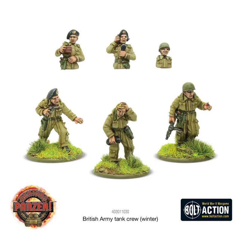 British Winter Tank Crew - Bolt Action
