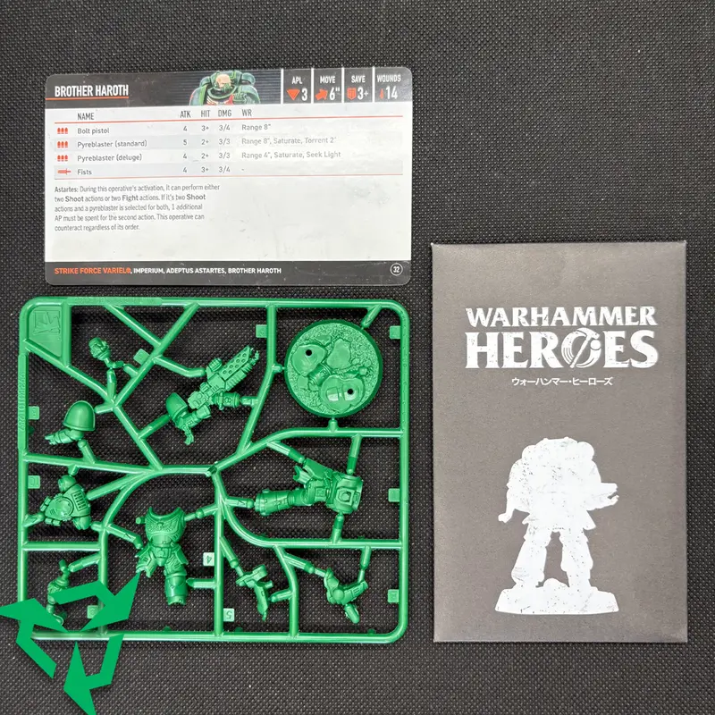 Brother Haroth Preloved Dark Angel On Sprue